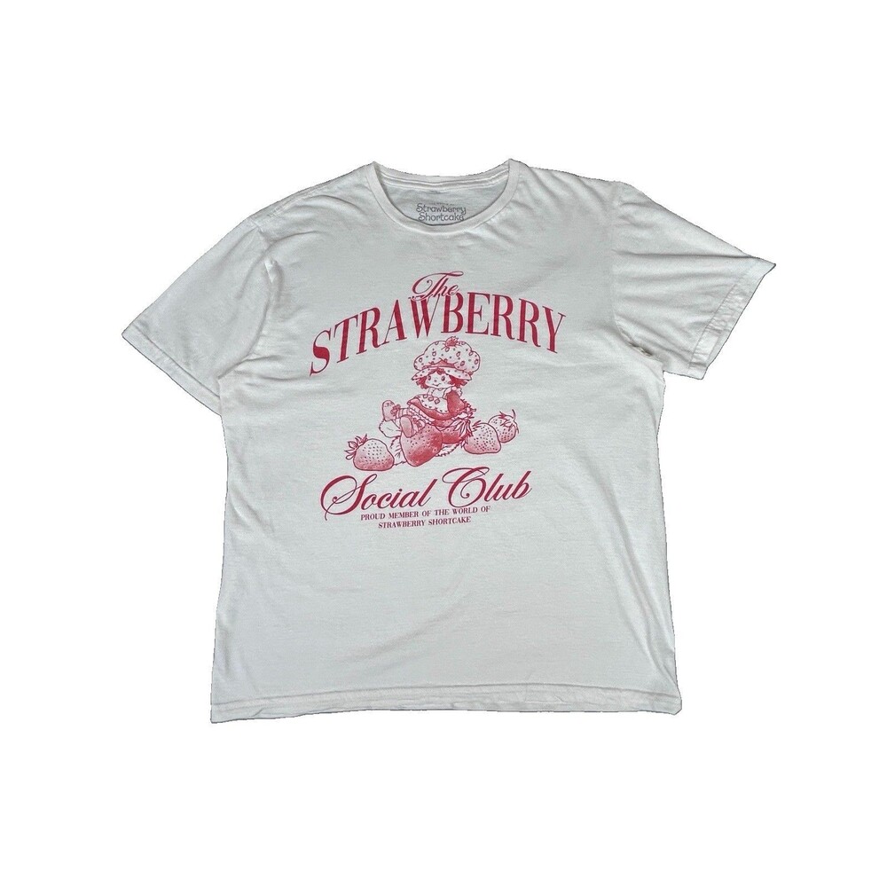 The World of Strawberry Shortcake Social Club t-shirt cotton Sz M